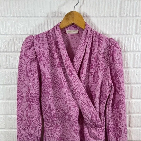 Stine Goya Aida Clem Snake-Print Dress Long Sleeve Small - Picture 4 of 8